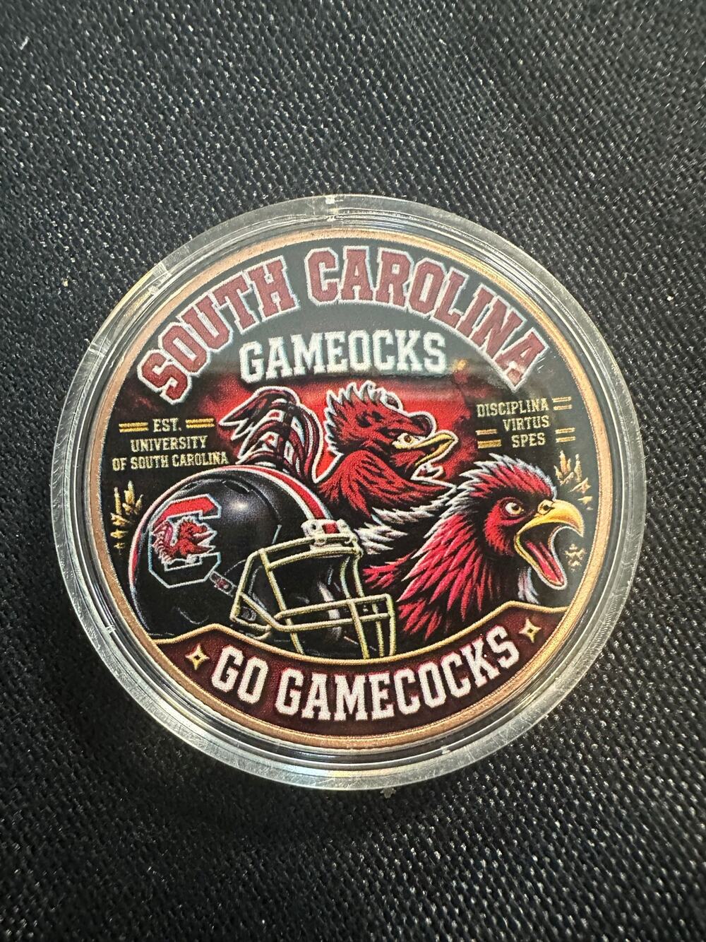 South Carolina Gamecocks 1 oz Copper Coin Collectible NCAA Football USC